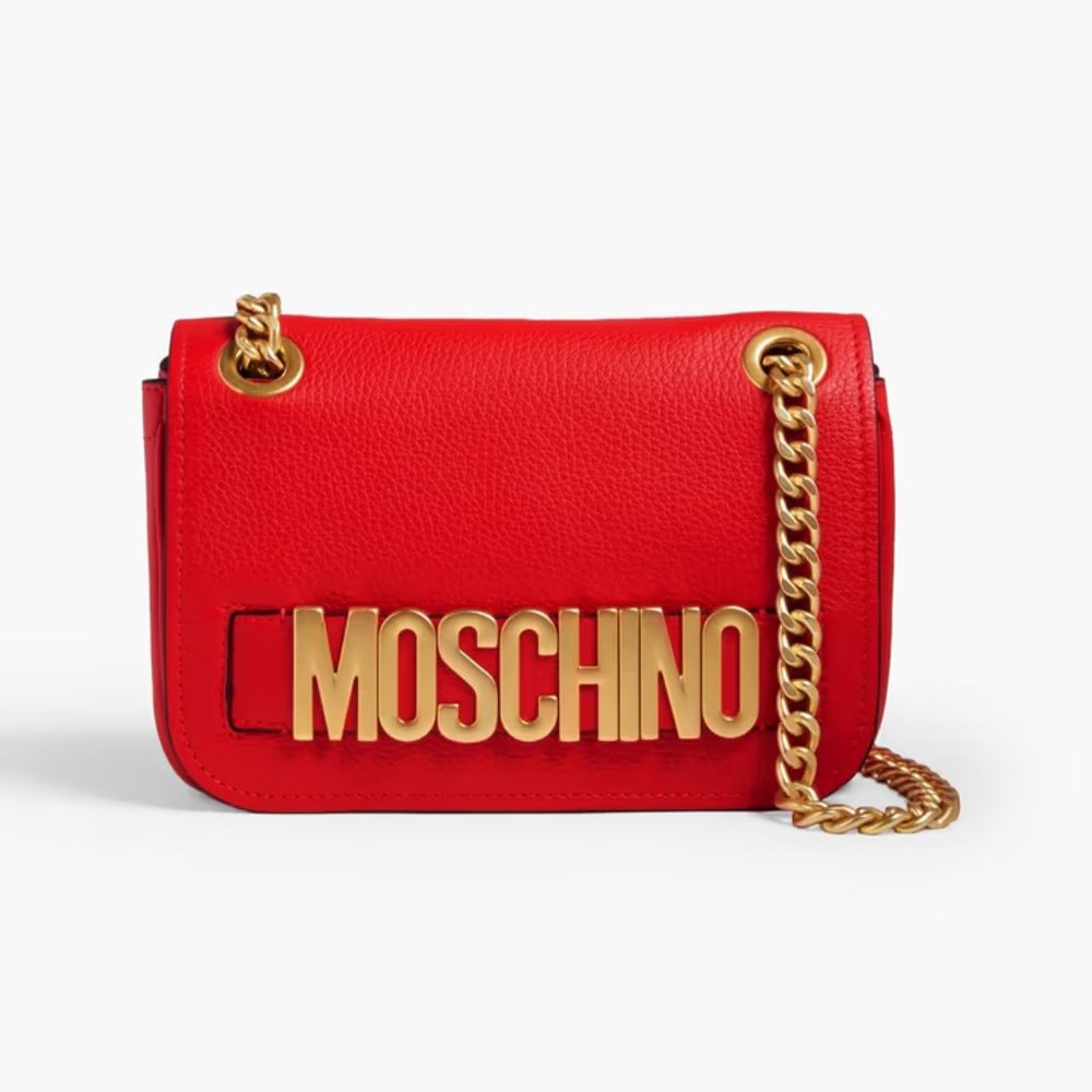 New MOSCHINO Leather Shoulder Bag